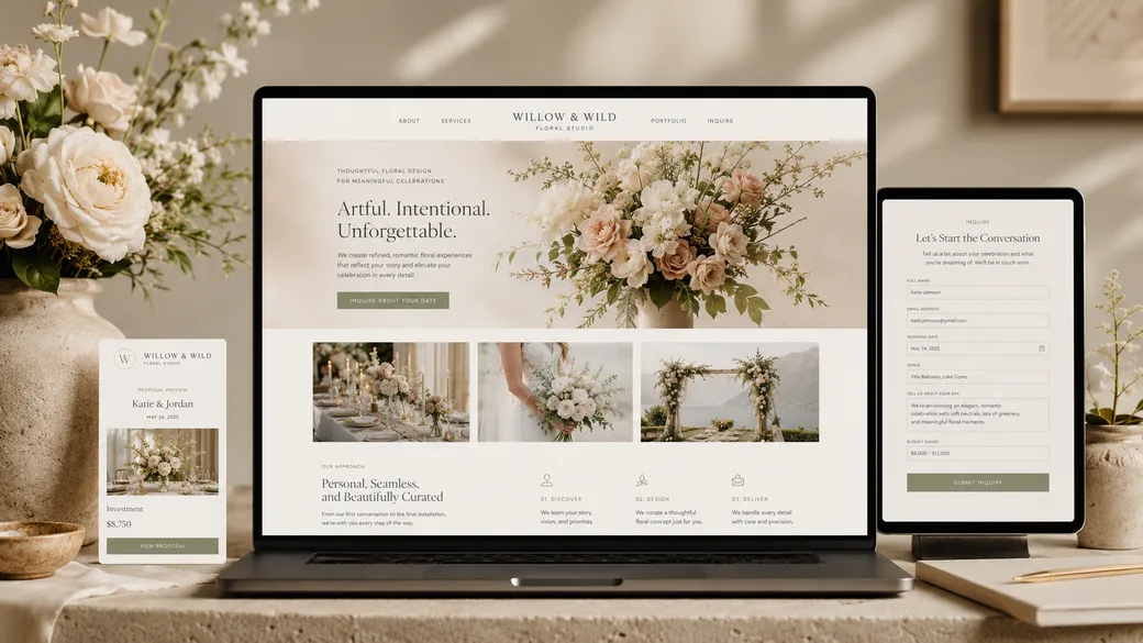 Florists workflow system concept