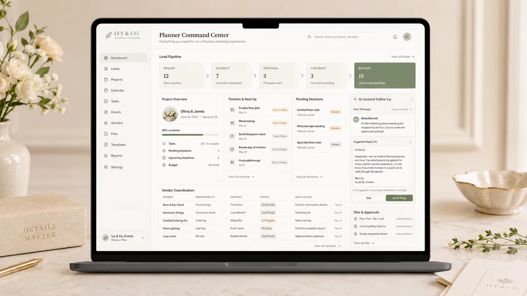 Planners workflow system concept