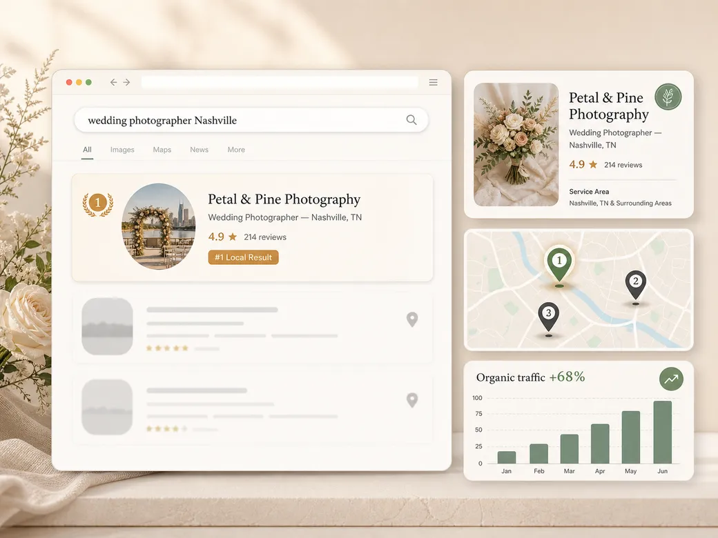 Local SEO & Lead Generation system concept
